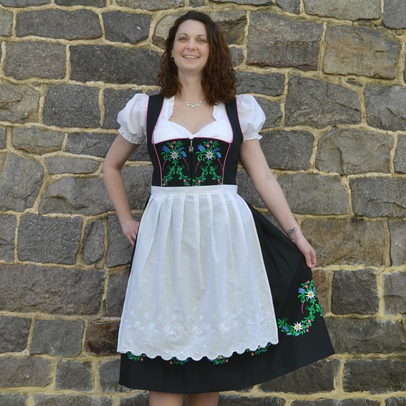 black dirndl
