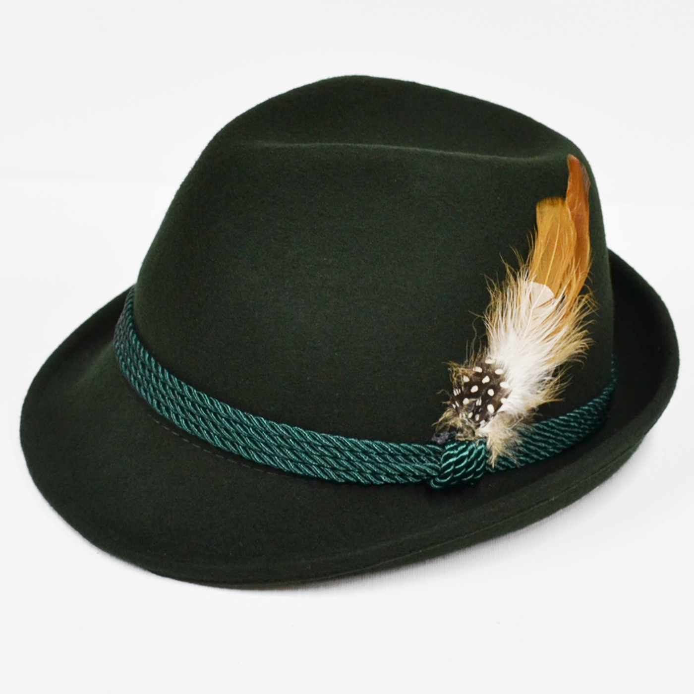 Felt hat with feather Outlet