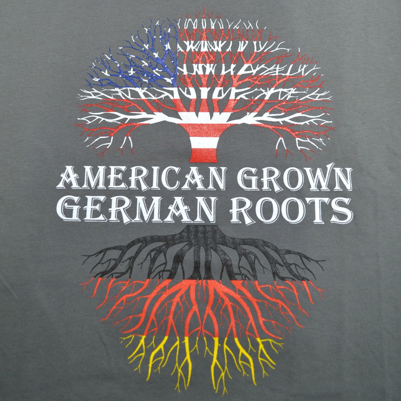 Tenacitee Toddlers American Grown with Egyptian Roots Long Sleeve T-Shirt 