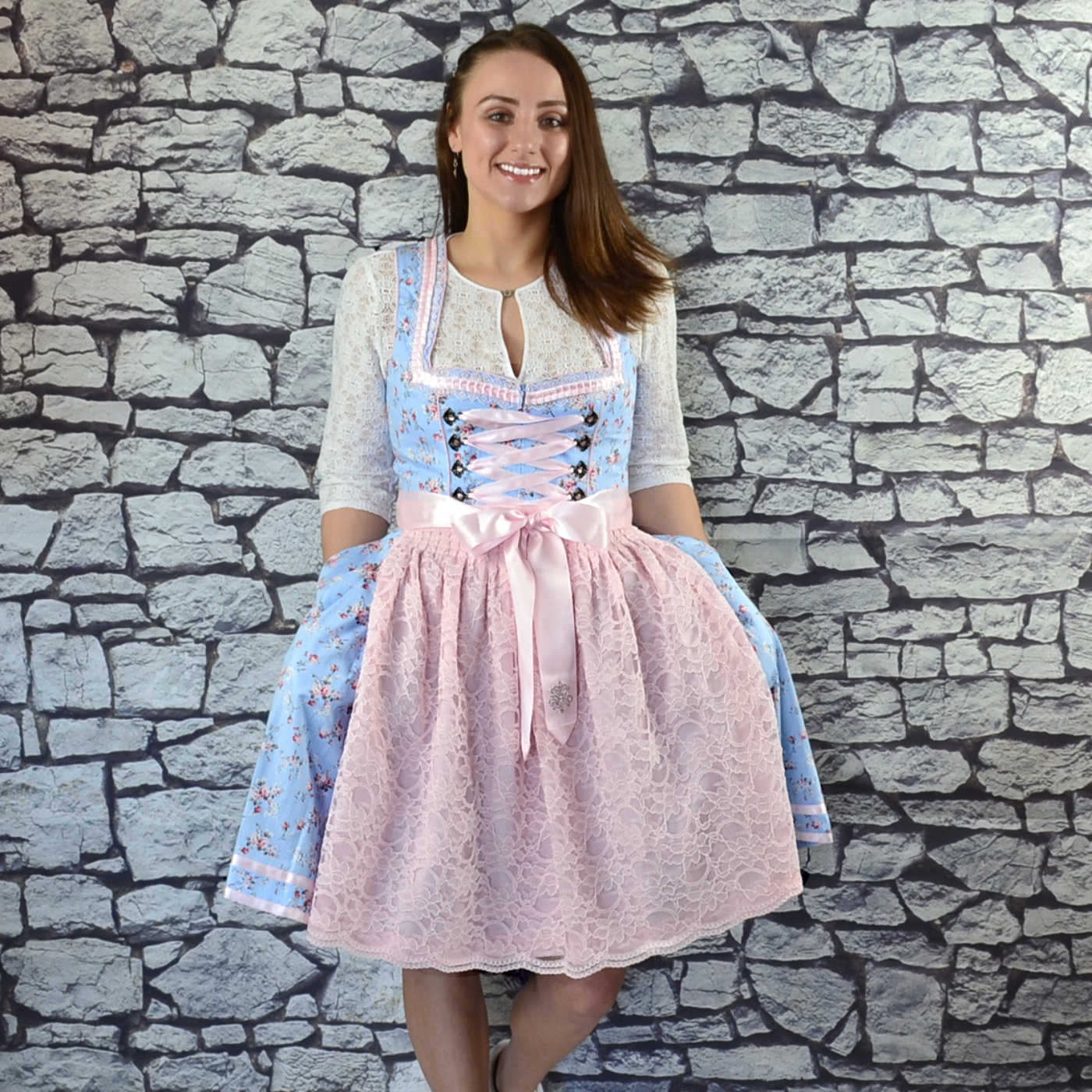 pink dirndl