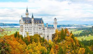 Germany Bavarian Famous Neuschwanstein Castle