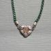 green heart necklace