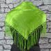 lime green silk scarf