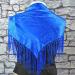 royal blue silk scarf