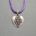 purple cord necklace