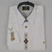 White Linen Shirt with Edelweiss and Stag Embellishments