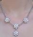 White Swarovski Crystal necklace