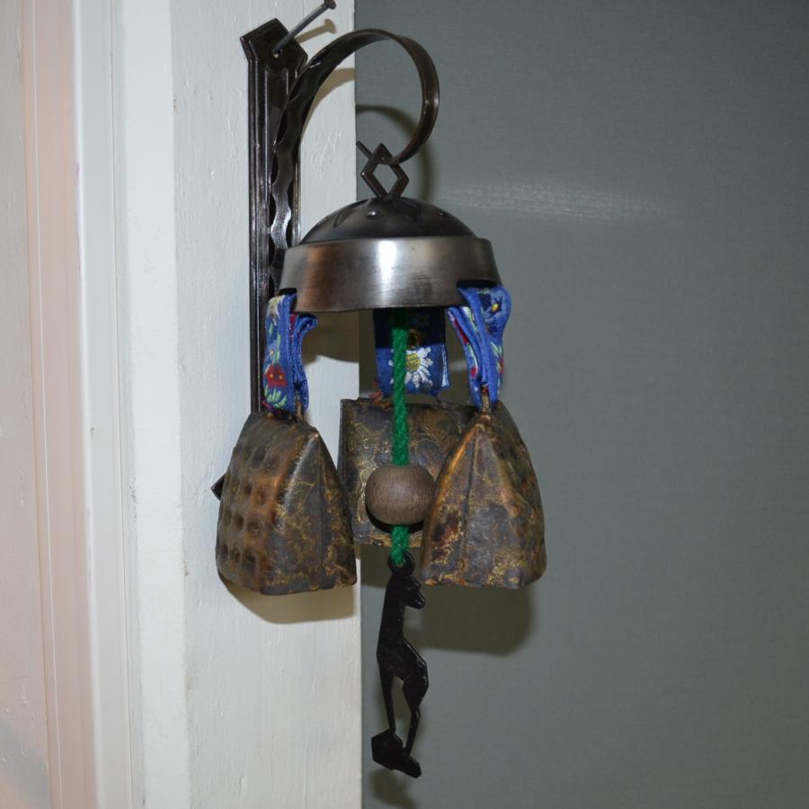 German Imported Antique Bell Door Chime Ernst Licht