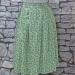 green print skirt
